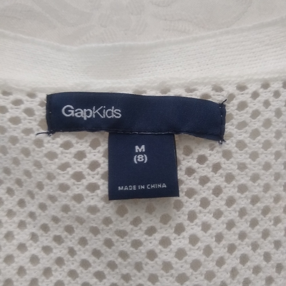 Gap Kids eyelet pointelle open knit cardigan - Picture 2 of 3